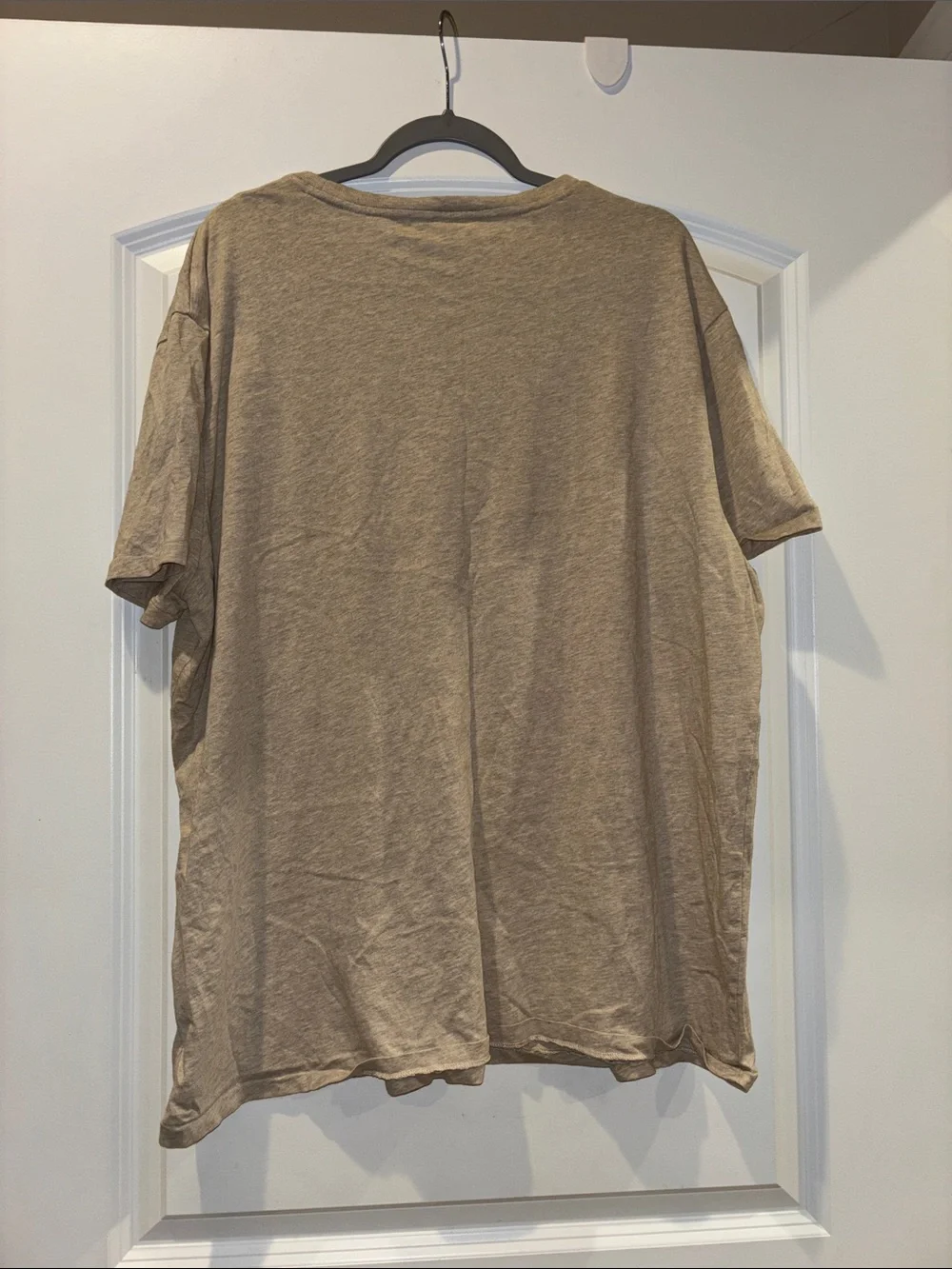 Polo by Ralph Lauren Neutral Beige Short Sleeve Logo Tee